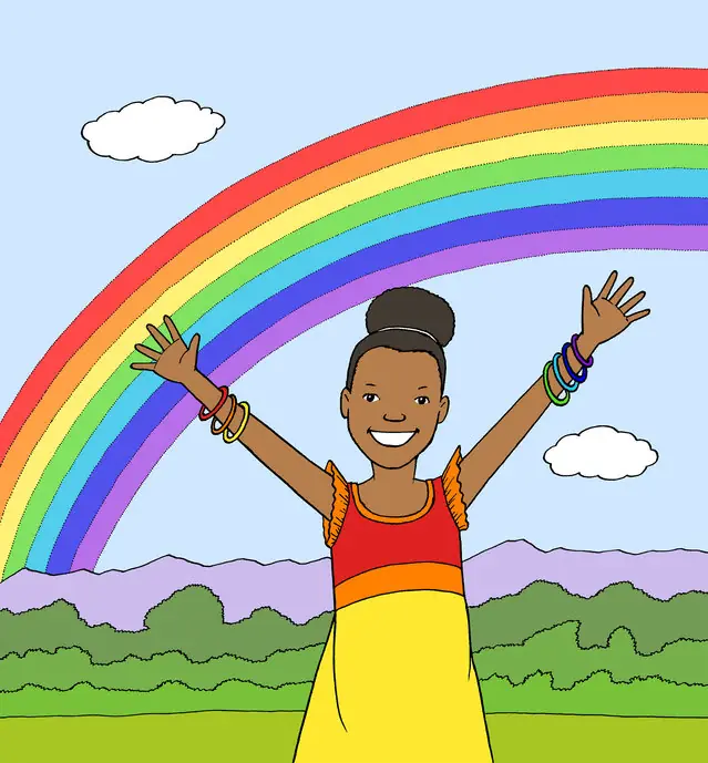Illustration for 7 Colours of a Rainbow