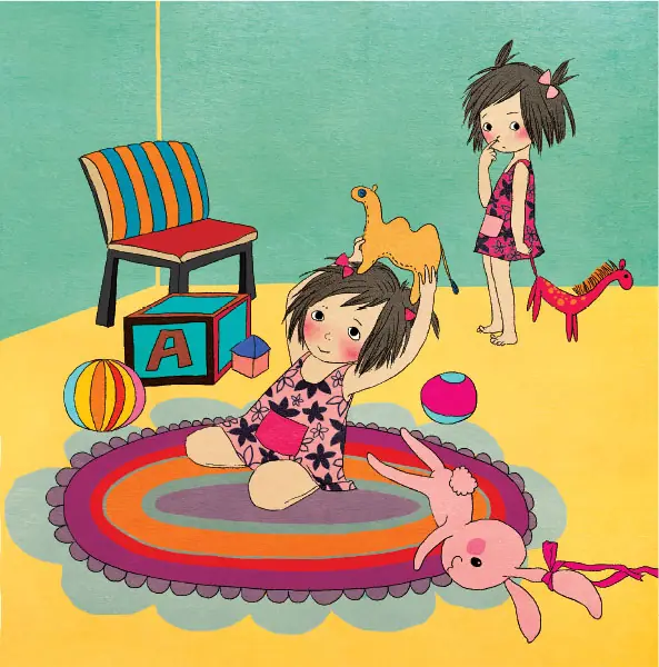 Illustration for A Bath for Plush Camel
